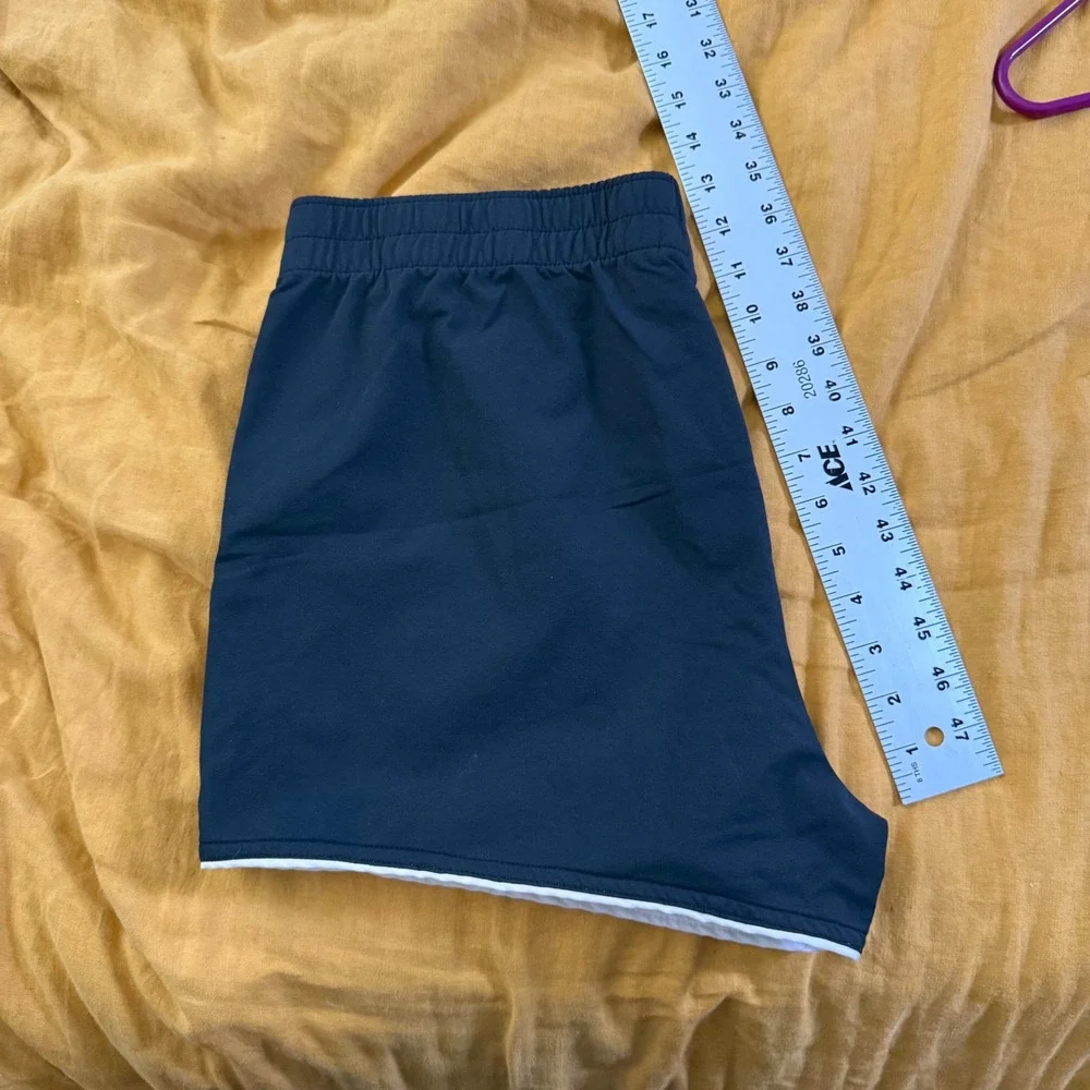 Hammies Santa Barbara Mens Black Retro Swim Trunks Shorts Size 34 Piping